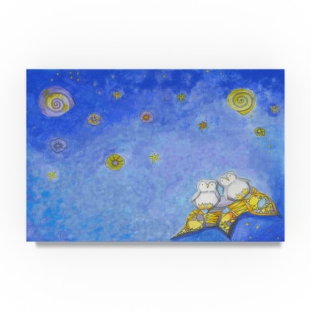 Lisa Katharina 'Pegnuins Wishing On A Star' Canvas Art,30x47